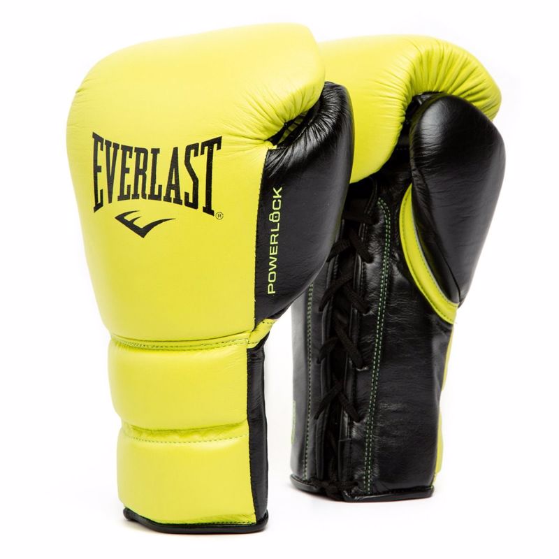 Everlast Powerlock 2 Pro Training Laced Glove - Neon Yellow